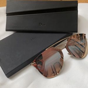 Brand New Dior Pink Mirror Sunglasses